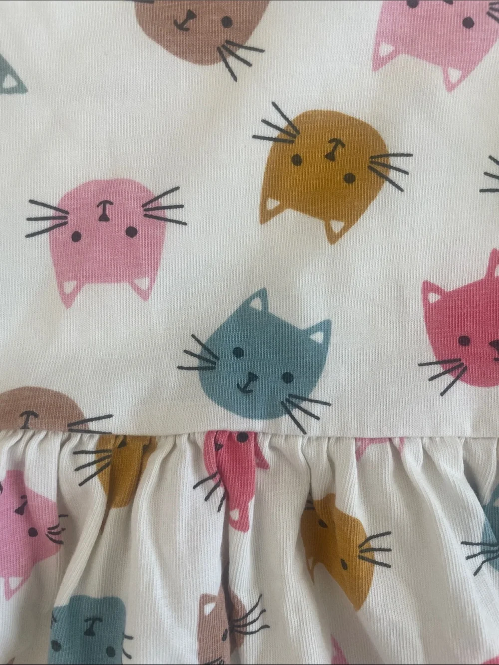 Hanna Andersson Cat Print Dress with Pockets 3T (EUC)